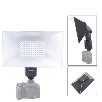 Folding Flash Soft Diffuser (NG-280), 280mm x180mm x120mm(Black)