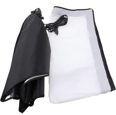 50x70cm Folding Easy Soft Box with E27 Bulb Socket, US Plug Adapter(Black)