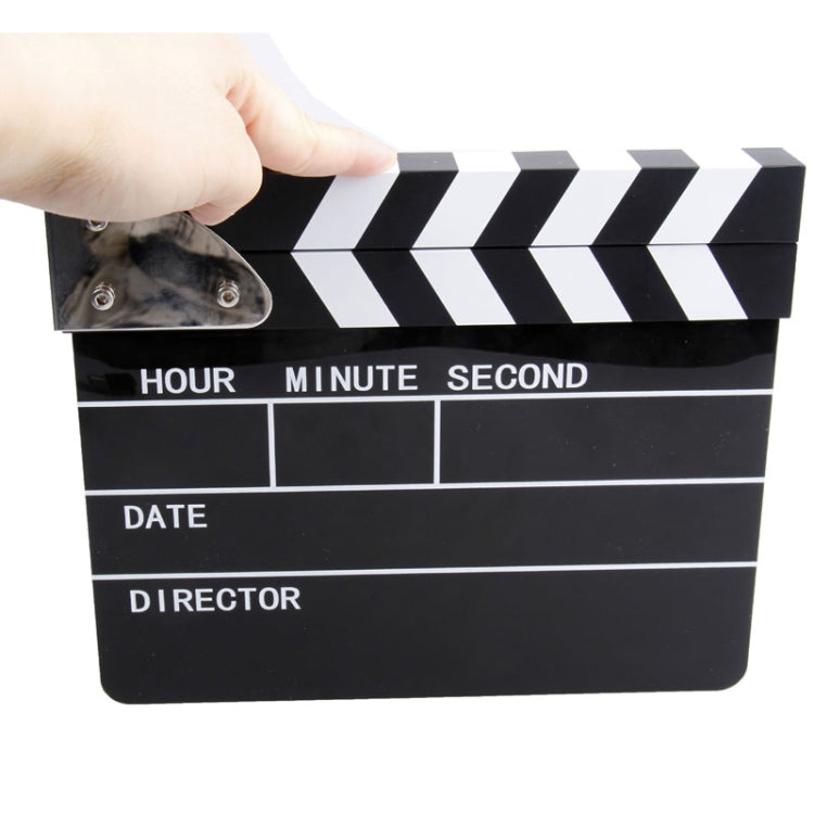 USB Clapper Film Action Board Digital LED Alarm Clock Gadgets Gift, 8.6 x 6.3 inch