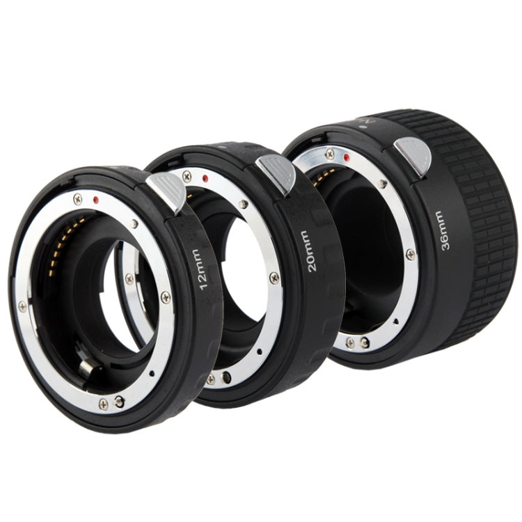 3 Rings Macro Extension Tube Set for Nikon All Lens (12mm + 20mm + 36mm Ring)