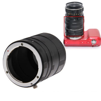 Macro Extension Tube Ring for Sony NEX-5N / NEX-C3 /  NEX-5C /  Nex-7 / NEX-5 / NEX-3(Black)