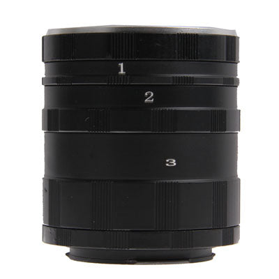 Macro Extension Tube Ring for Sony NEX-5N / NEX-C3 /  NEX-5C /  Nex-7 / NEX-5 / NEX-3(Black)