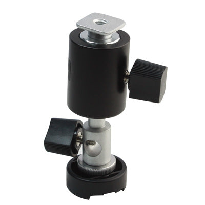 Flash Light Stand Bracket C Type with Screw Hole(Black)