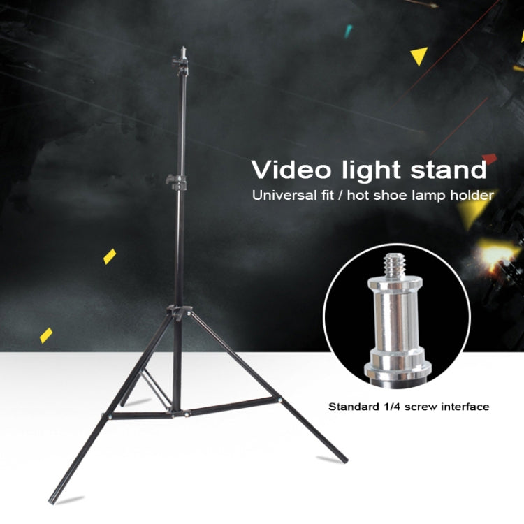 68cm-200cm Height Professional Photography Aluminum Lighting Stand for Studio Flash Light(Black)