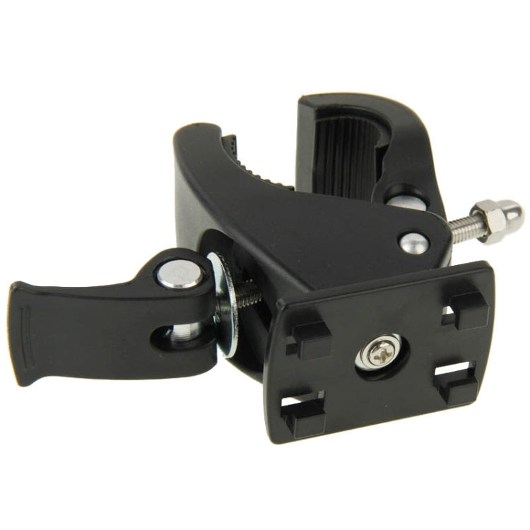 Bicycle Motorcycle Holder Handlebar Mount for PULUZ Action Sports Cameras Jaws Flex Clamp Mount for GoPro Hero11 Black / HERO10 Black /9 Black /8 Black /7 /6 /5 /5 Session /4 Session /4 /3+ /3 /2 /1, DJI Osmo Action and Other Action Cameras(Black)