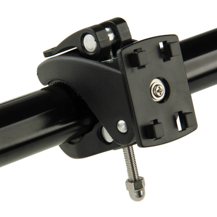 Bicycle Motorcycle Holder Handlebar Mount for PULUZ Action Sports Cameras Jaws Flex Clamp Mount for GoPro Hero11 Black / HERO10 Black /9 Black /8 Black /7 /6 /5 /5 Session /4 Session /4 /3+ /3 /2 /1, DJI Osmo Action and Other Action Cameras(Black)