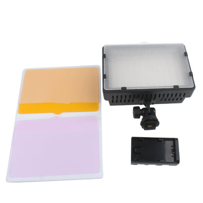 126 LED Video Light with Three Color Temperature Transparent Films (Tawny / White / Purple)
