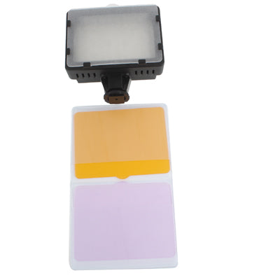 76 LED Video Light with Three Color Temperature Transparent Films (Tawny / White / Purple)