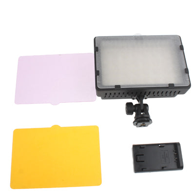 160 LED Video Light with Three Color Temperature Transparent Films (Tawny / White / Purple)