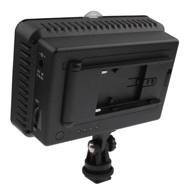 160 LED Video Light with Two Color Temperature Transparent Films (Tawny / White), US Plug(Black)