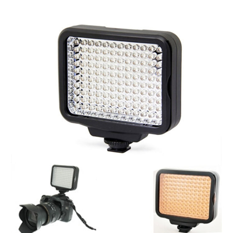 LED-5009 120 LED Video Light with Soft Sheets / Yellow Filters, No Battery(Black)