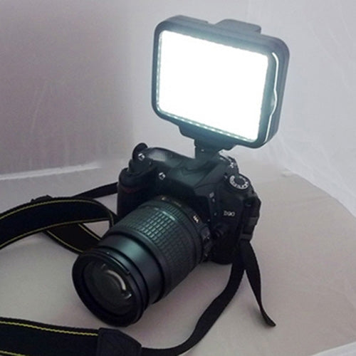 LED-5009 120 LED Video Light with Soft Sheets / Yellow Filters, No Battery(Black)
