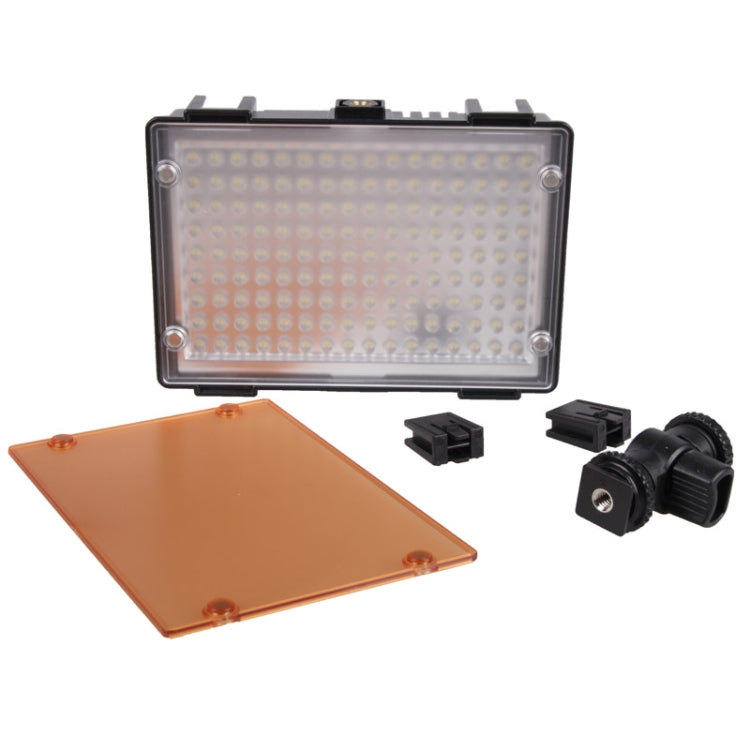 DOF 200 LEDs Video Light Wedding Photography Lights News Lamp Camera Fill Light Outdoor Photo Light (C200)(Black)