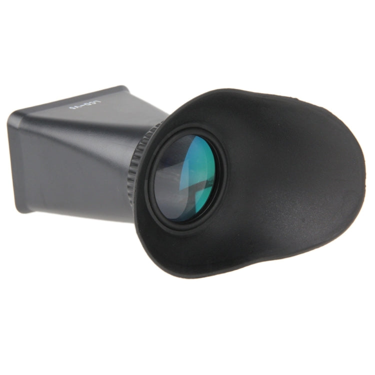 V5 2.8X 3.0 inch 4:3 LCD Magnifier Extender Hood EyeCup Viewfinder for Nikon J1 / V1(Black)