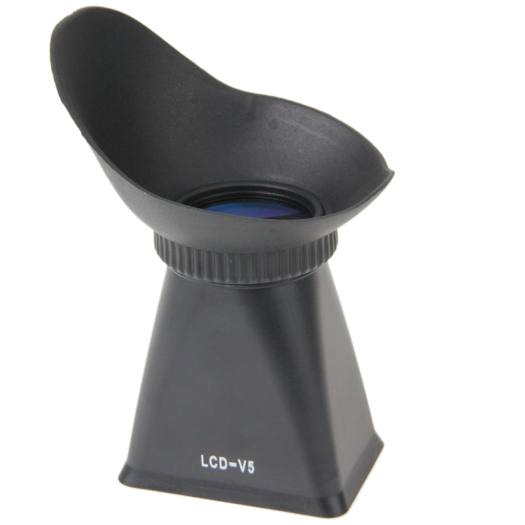 V5 2.8X 3.0 inch 4:3 LCD Magnifier Extender Hood EyeCup Viewfinder for Nikon J1 / V1(Black)