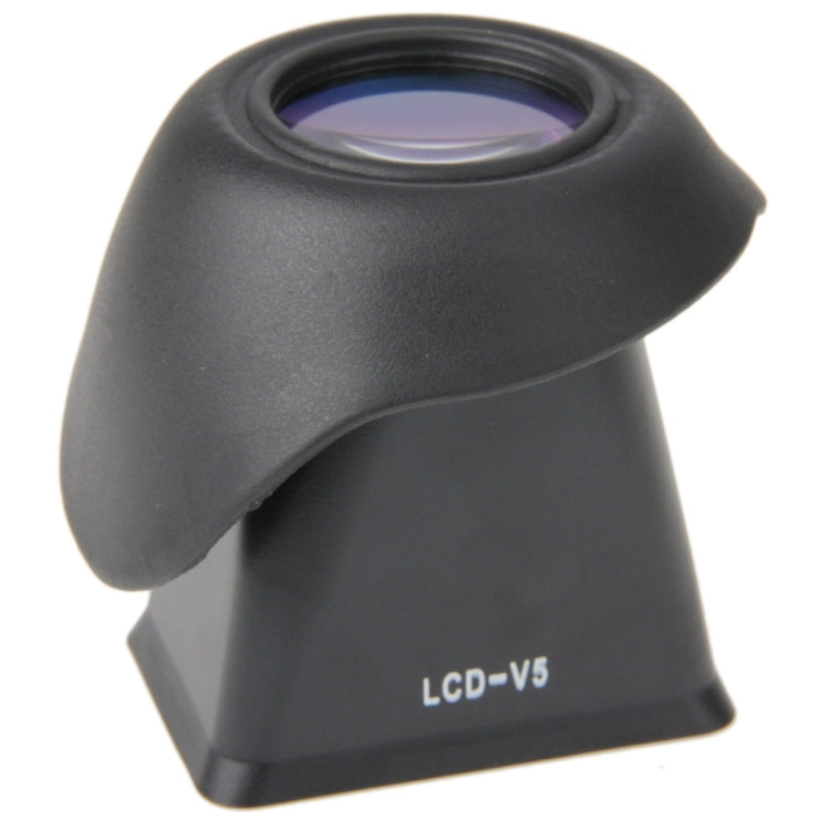 V5 2.8X 3.0 inch 4:3 LCD Magnifier Extender Hood EyeCup Viewfinder for Nikon J1 / V1(Black)