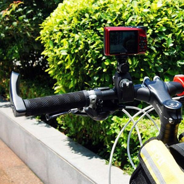 YKD-126 2 in 1 Universal Bicycle Mount Clip with Screw for GoPro Hero11 Black / HERO10 Black /9 Black /8 Black /7 /6 /5 /5 Session /4 Session /4 /3+ /3 /2 /1, DJI Osmo Action and Other Action Cameras