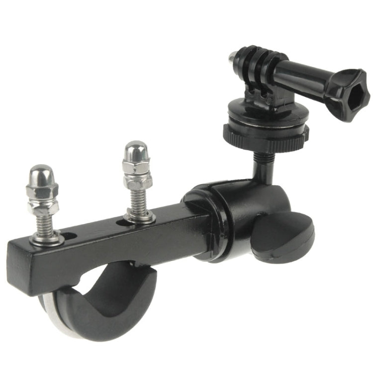 Handlebar Seatpost Big Pole Mount Bike Moto Bicycle Clamp with Tripod Mount Adapter & Screw for GoPro Hero11 Black / HERO10 Black /9 Black /8 Black /7 /6 /5 /5 Session /4 Session /4 /3+ /3 /2 /1, DJI Osmo Action and Other Action Cameras