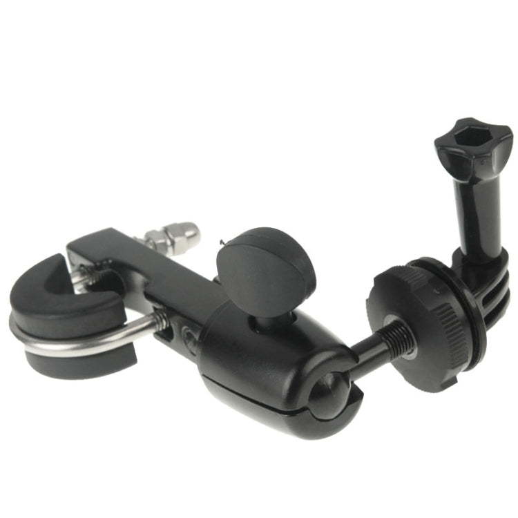 Handlebar Seatpost Big Pole Mount Bike Moto Bicycle Clamp with Tripod Mount Adapter & Screw for GoPro Hero11 Black / HERO10 Black /9 Black /8 Black /7 /6 /5 /5 Session /4 Session /4 /3+ /3 /2 /1, DJI Osmo Action and Other Action Cameras