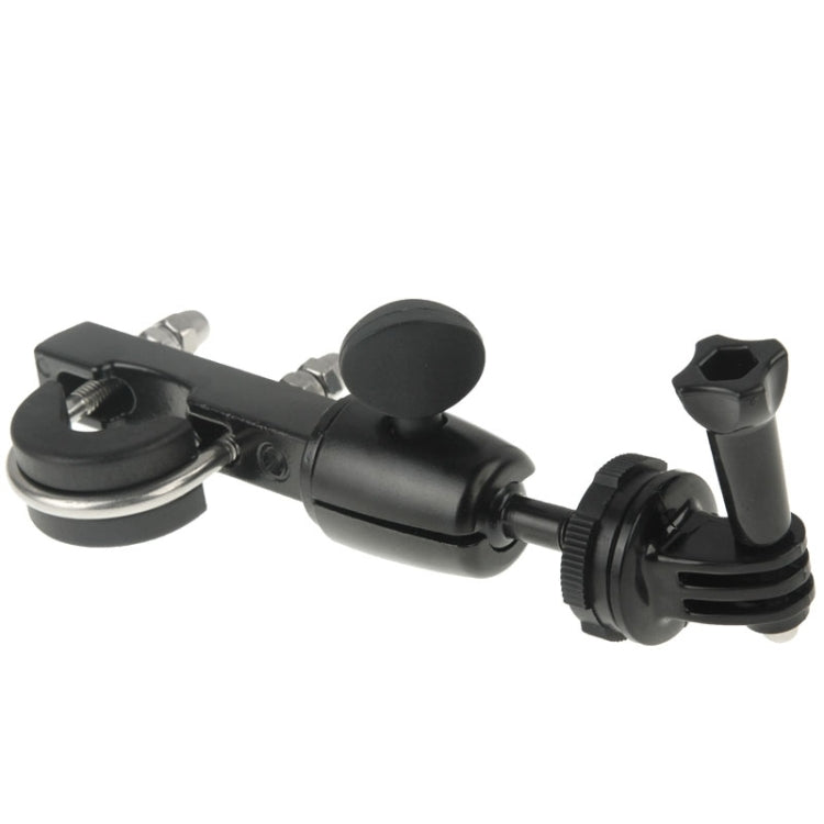 Handlebar Seatpost Big Pole Mount Bike Moto Bicycle Clamp with Tripod Mount Adapter & Screw for GoPro Hero11 Black / HERO10 Black /9 Black /8 Black /7 /6 /5 /5 Session /4 Session /4 /3+ /3 /2 /1, DJI Osmo Action and Other Action Cameras