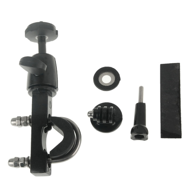 Handlebar Seatpost Big Pole Mount Bike Moto Bicycle Clamp with Tripod Mount Adapter & Screw for GoPro Hero11 Black / HERO10 Black /9 Black /8 Black /7 /6 /5 /5 Session /4 Session /4 /3+ /3 /2 /1, DJI Osmo Action and Other Action Cameras