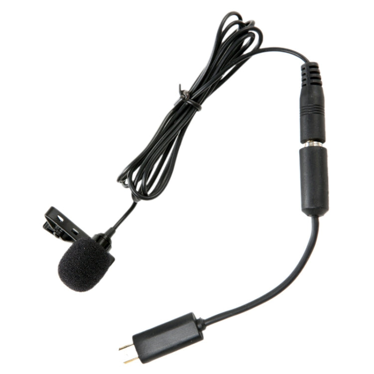 Tie-Clip Professional Design Mini Microphone with 3.5mm External Microphone Mic Adapter Cable for Gopro HERO 4 / 3+ / 3 Camera