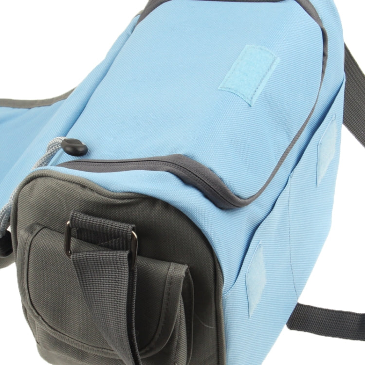 Stylish Canvas Digital Camera Bag with Strap, Size: 24cm x 20.5cm x 14cm