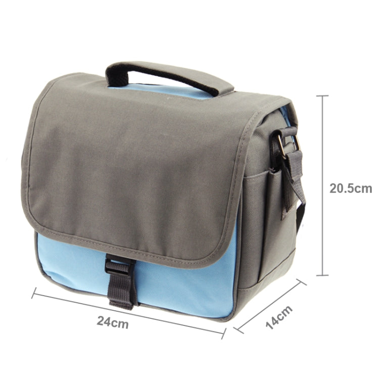 Stylish Canvas Digital Camera Bag with Strap, Size: 24cm x 20.5cm x 14cm