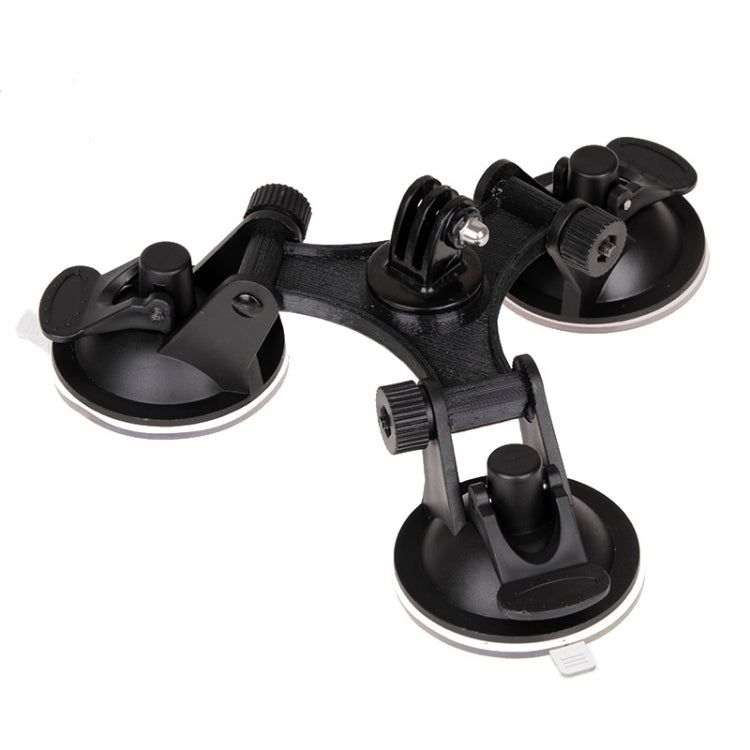 Triangle Direction Suction Cup Mount with Hexagonal Screwdriver for GoPro Hero11 Black / HERO10 Black /9 Black /8 Black /7 /6 /5 /5 Session /4 Session /4 /3+ /3 /2 /1, DJI Osmo Action and Other Action Cameras(XM70-A)