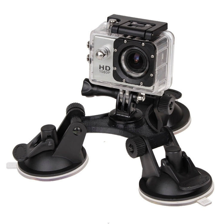 Triangle Direction Suction Cup Mount with Hexagonal Screwdriver for GoPro Hero11 Black / HERO10 Black /9 Black /8 Black /7 /6 /5 /5 Session /4 Session /4 /3+ /3 /2 /1, DJI Osmo Action and Other Action Cameras(XM70-A)