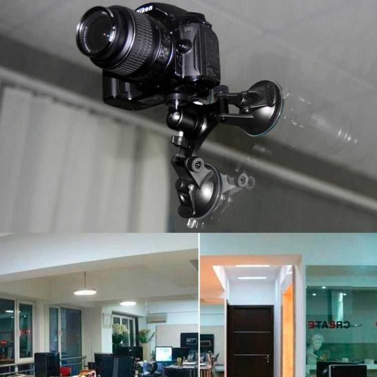 Triangle Direction Suction Cup Mount with Hexagonal Screwdriver for GoPro Hero11 Black / HERO10 Black /9 Black /8 Black /7 /6 /5 /5 Session /4 Session /4 /3+ /3 /2 /1, DJI Osmo Action and Other Action Cameras(XM70-A)