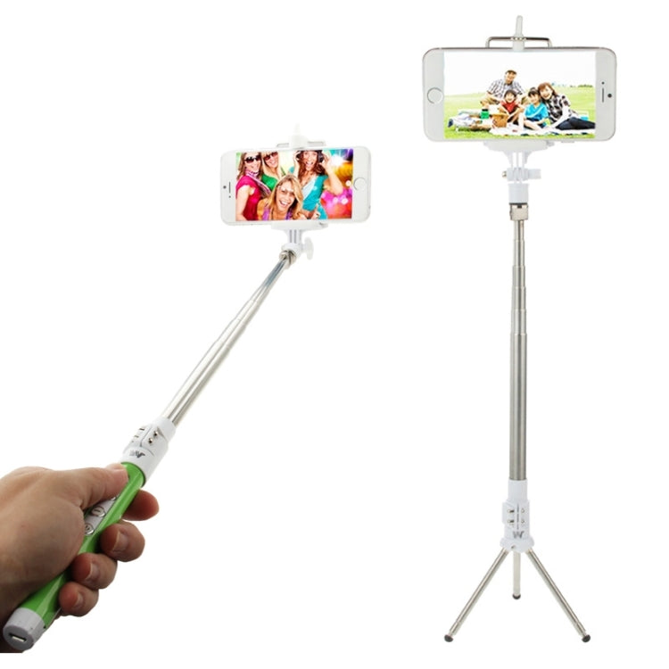 Dispho Bluetooth Remote Control Multi-function Phone Self-timer Monopod Tripod with Adjustable Angles Clip, Full Length: 87cm