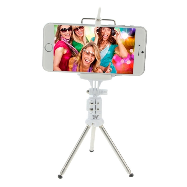 Dispho Bluetooth Remote Control Multi-function Phone Self-timer Monopod Tripod with Adjustable Angles Clip, Full Length: 87cm