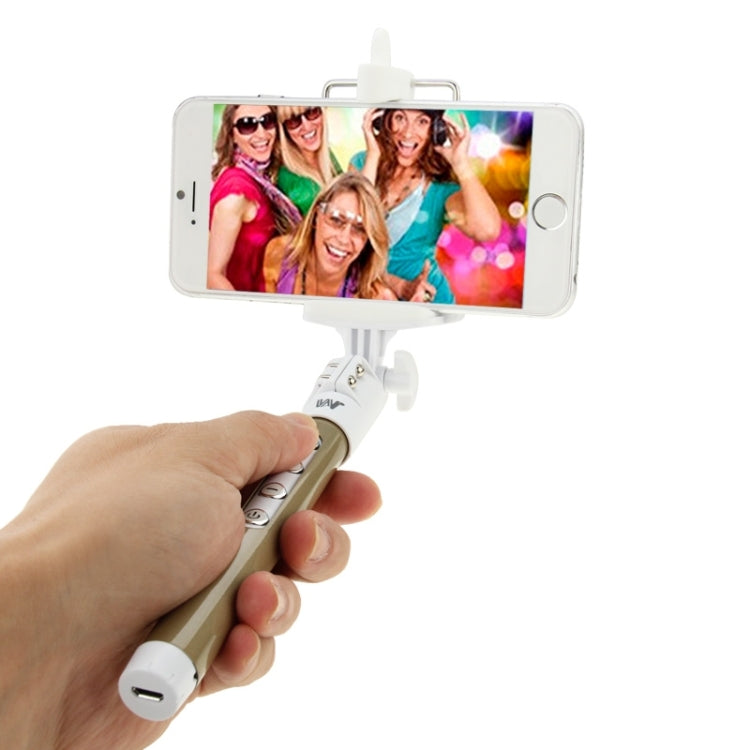 Dispho Bluetooth Remote Control Multi-function Phone Self-timer Monopod Tripod with Adjustable Angles Clip, Full Length: 87cm