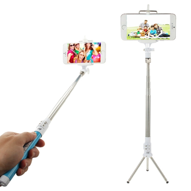 Dispho Bluetooth Remote Control Multi-function Phone Self-timer Monopod Tripod with Adjustable Angles Clip, Full Length: 87cm