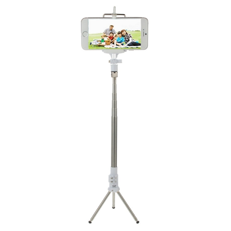 Dispho Bluetooth Remote Control Multi-function Phone Self-timer Monopod Tripod with Adjustable Angles Clip, Full Length: 87cm