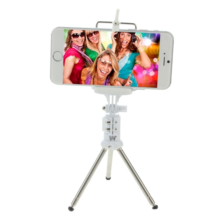 Dispho Bluetooth Remote Control Multi-function Phone Self-timer Monopod Tripod with Adjustable Angles Clip, Full Length: 87cm