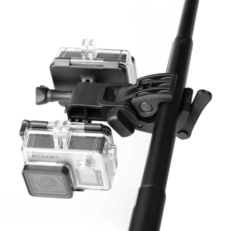 Professional Multi-purpose Sportsman Mount for Fishing Rods, Bows and Arrows, for GoPro HERO6 /5 /5 Session /4 Session /4 /3+ /3 /2 /1, Xiaoyi and Other Action Cameras