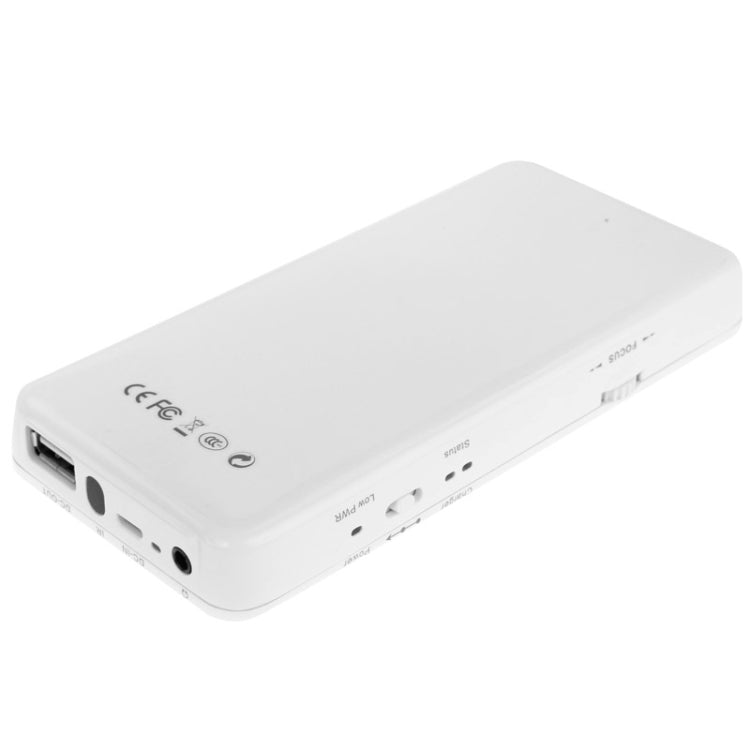 Wireless Wifi Mini Mobile Cinema Multimedia DLP Projector for iPhone, Galaxy, Sony, Huawei, Support iOS / Android / Windows / Mac OS System, 50 Lumens, SP-1200W