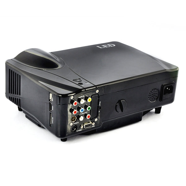 2200 Lumens 800 x 600P HD 5.0 inch LCD Panel LED Multimedia Projector with Remote Control, Support HDMI / VGA / AV / USB / SD Card, 1000:1 (PRJ-D9HU)