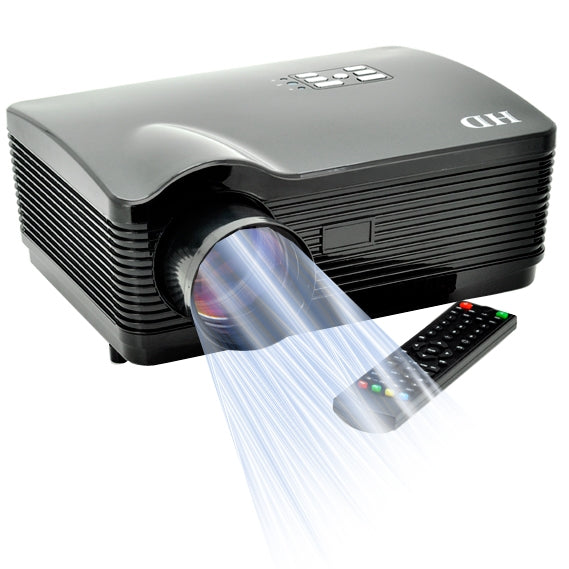HD Panther 3000 ANSI Lumens 1280 x 768P HD 5.8 inch LCD Panel LED Projector with Remote Control, Support HDMI / VGA / AV / USB / SD Card, 2000:1 (PRJ-H1)