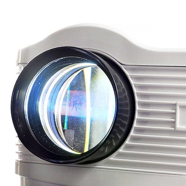 HD Dream 3000 Lumens 1280 x 768P HD 5.8 inch LCD Panel LED Projector with Remote Control, Support HDMI / VGA / AV / USB / SD Card, 2000:1 (PRJ-H3-W)