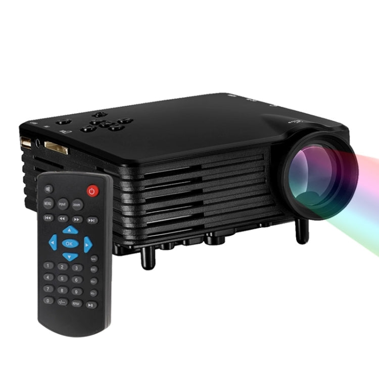 BarcoMax GP7S 1080P 120 Lumens Portable Mini LED Projector for Home Theater, Support HDMI