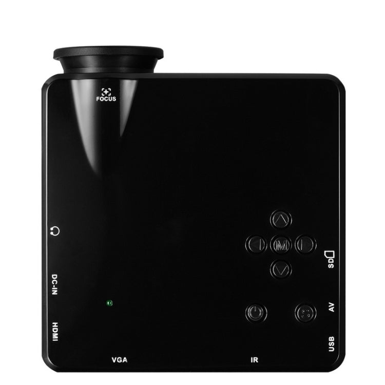BarcoMax GP7S 1080P 120 Lumens Portable Mini LED Projector for Home Theater, Support HDMI