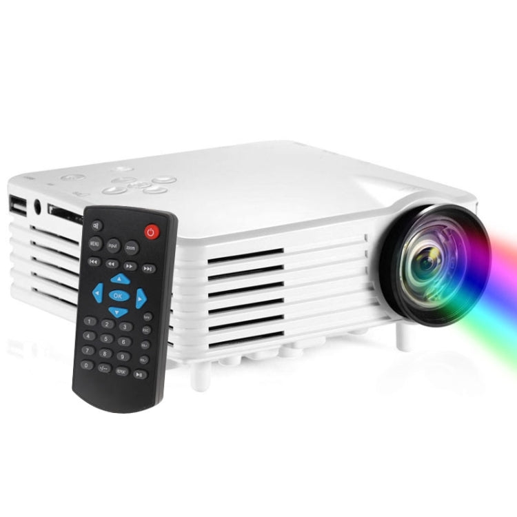 BarcoMax GP7S 1080P 120 Lumens Portable Mini LED Projector for Home Theater, Support HDMI