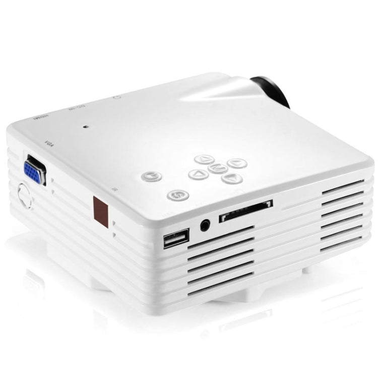 BarcoMax GP7S 1080P 120 Lumens Portable Mini LED Projector for Home Theater, Support HDMI