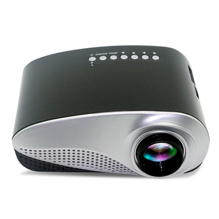1080P HD Mini LED Projector for Home Multimedia Cinema, Support  AV / TV / VGA / USB / HDMI / SD,