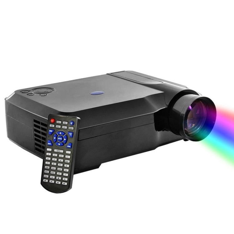 5.8 Inch Single LCD Panel Display LED Projector for Home Theater, Support HDMI / VGA / Micro SD