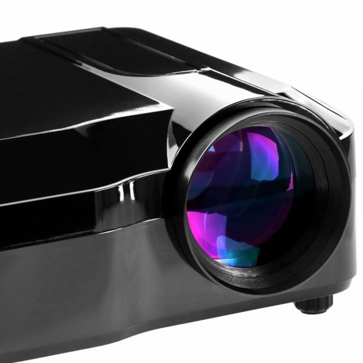5.8 Inch Single LCD Panel Display LED Projector for Home Theater, Support HDMI / VGA / Micro SD