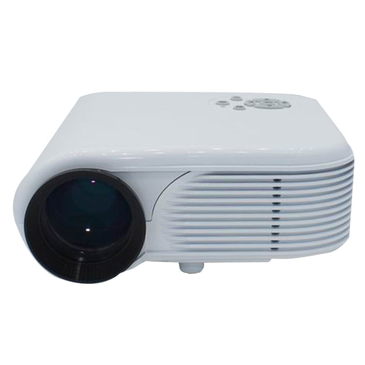 H88 Full HD 1080P Home Theater Mini Projector for Video Games TV Movie, Support Double HDMI / VGA / AV / Double USB(White)